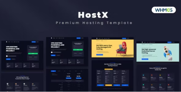 HostX - Premium Hosting Template & WHMCS Template