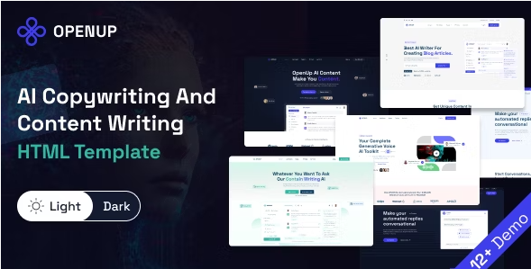 Openup - AI Writer and AI Application HTML Template